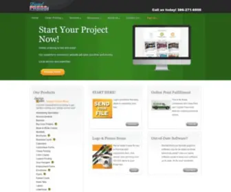 Digitalpressonline.com(Digital Printing and Offset Printing) Screenshot