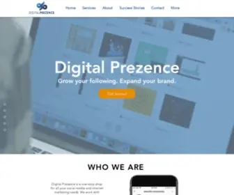 Digitalprezence.com(AI-Powered Influencer Marketing Platform) Screenshot