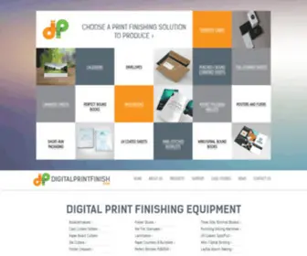 Digitalprintfinish.com(Digital Print Finishing Equipment) Screenshot