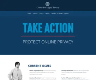 Digitalprivacyalert.org(Center for Digital Privacy) Screenshot