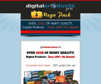 Digitalproductspro.com(Digital Mega Pack) Screenshot
