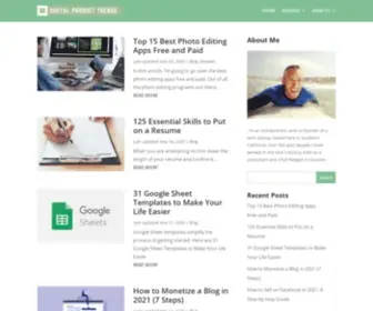 Digitalproducttrends.com(Digital Product Trends) Screenshot
