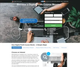 Digitalprofitcourse.com(Digital marketing) Screenshot
