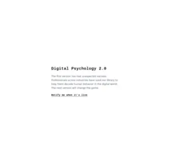 Digitalpsychology.io(Digital Psychology) Screenshot