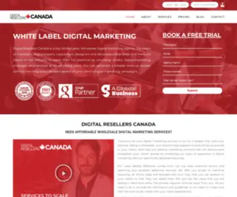 Digitalresellers.ca(Digital Marketing Reseller Canada) Screenshot