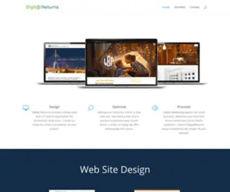 Digitalreturns.com(Website Design and Online Marketing Solutions) Screenshot