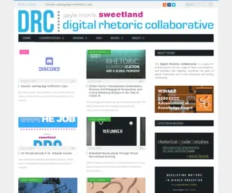 Digitalrhetoriccollaborative.org(A space for shared inquiry into the range of ideas) Screenshot