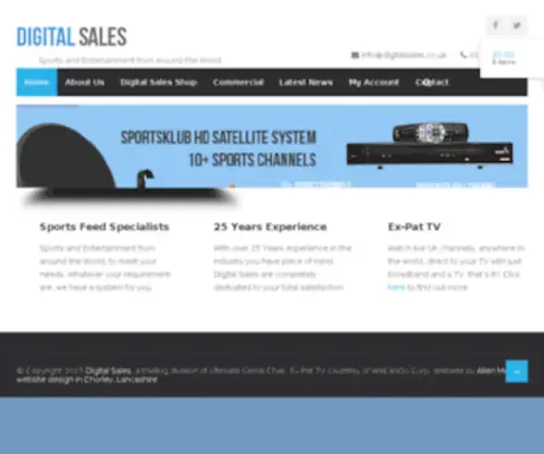 Digitalsales.co.uk(IPTV, UK TV, BBC, IPTV for Greek, Scandinavian, Irish TV on IPTV, Android set top Box) Screenshot