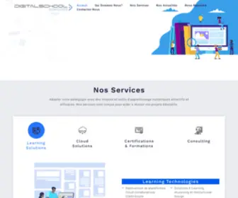Digitalschooltechnologies.com(HTML5 Template) Screenshot