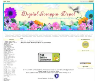 Digitalscrappindepot.com(Bot Verification) Screenshot