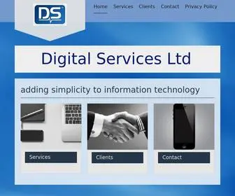 Digitalservices.co.uk(Digital Services Ltd) Screenshot