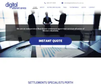 Digitalsettlements.com.au(Digital Settlement Services) Screenshot