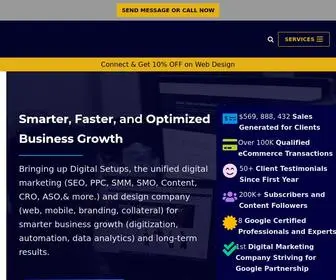 Digitalsetups.com(Digital Marketing & Design Company That Drives Leads) Screenshot