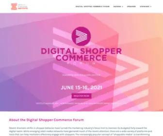 Digitalshoppercommerceforum.com(Digital Shopper Commerce Forum) Screenshot