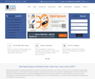 Digitalsignaturesales.com(Digital Signature Certificate in Delhi) Screenshot