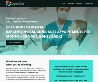 Digitalsinadental.com(Digital Sina Dental) Screenshot