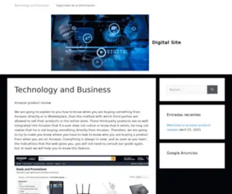 Digitalsite.info(Tecnología y Negocio) Screenshot