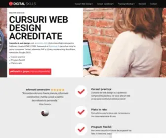 Digitalskills.ro(Cursuri Web Design (HTML5) Screenshot