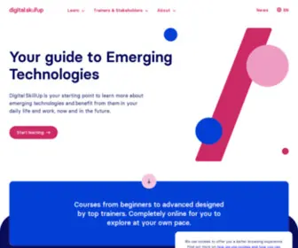 Digitalskillup.eu(Digital SkillUp) Screenshot