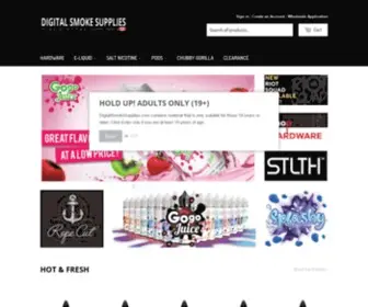 Digitalsmokesupplies.com(Your #1 store for E) Screenshot