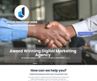 Digitalsolutionsindia.org.in(A Digital Marketing Agency) Screenshot