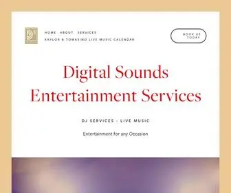 Digitalsounds.com(Digital Sounds Entertainment Services) Screenshot