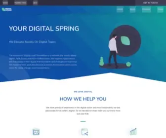 Digitalspring.io(By Digital Lead Foundation) Screenshot