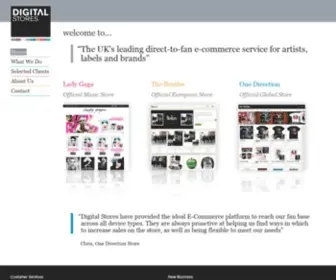 DigitalStores.co.uk(Direct to Consumer D2C e) Screenshot