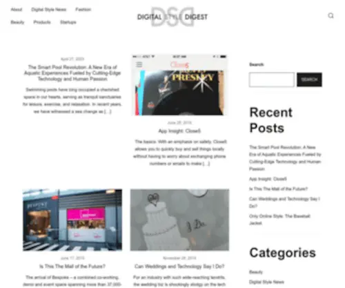 Digitalstyledigest.com(Digital Style DigestDigital Style Digest) Screenshot