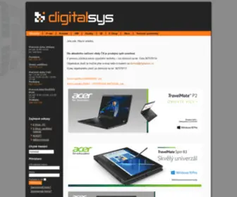 Digitalsys.cz(Internetové připojení Jihlava) Screenshot