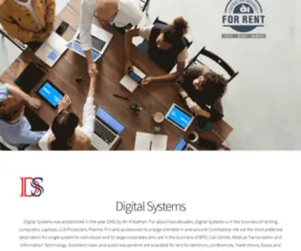 Digitalsystems.co.in(Rent LED Video Wall Displays) Screenshot