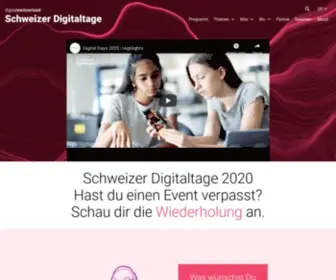 Digitaltage.swiss(Digitaltage Schweiz) Screenshot