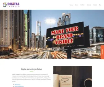 Digitaltasweeq.com(Social Media Management solutions in Dubai(UAE)) Screenshot