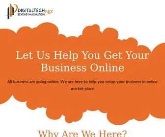 Digitaltechage.com(Reviews and Comparisons to Setup Online Business) Screenshot