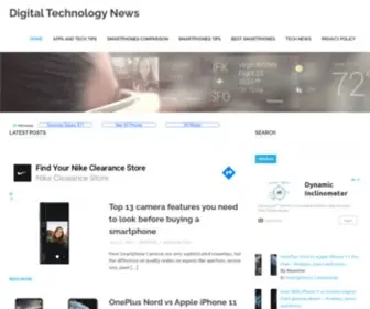 Digitaltechnologynews.com(Digital Technology News) Screenshot