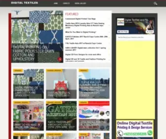 Digitaltextiles.net(Digital TextileS) Screenshot