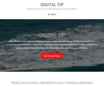 Digitaltip.co(Digital & social media marketing strategy) Screenshot