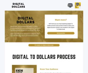 Digitaltodollars.com(Digital To Dollars) Screenshot