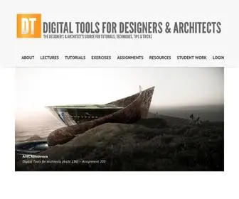Digitaltoolsforarchitects.com(Digital Tools For Designers & Architects) Screenshot