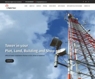 Digitaltower.co.in(Contact Support) Screenshot