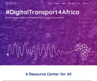 Digitaltransport4Africa.org(DigitalTransport4Africa) Screenshot