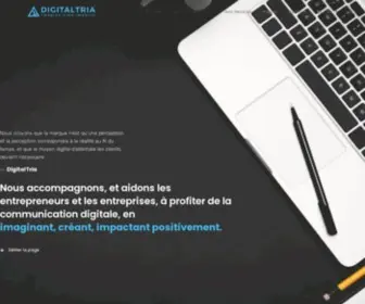 Digitaltria.com(The futur is digital) Screenshot