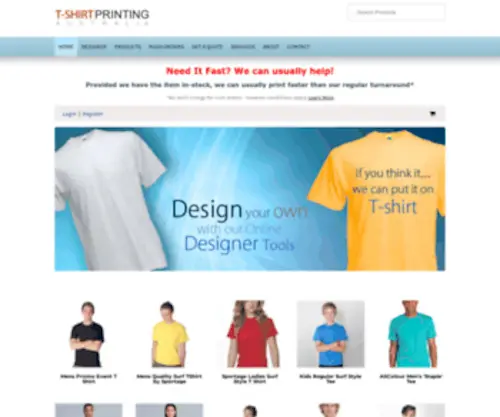 Digitaltshirtprinting.com.au(Digitaltshirtprinting) Screenshot