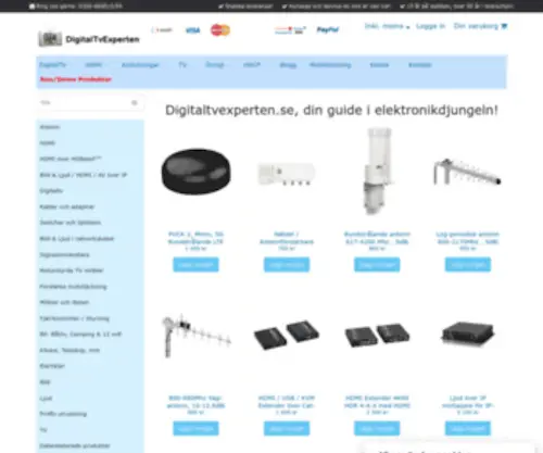 Digitaltvexperten.se(När du letar efter en fjärrkontroll) Screenshot