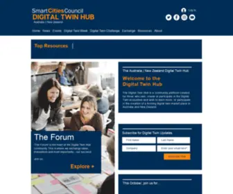 Digitaltwinhub.org(Digital Twin Hub) Screenshot