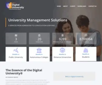 Digitaluniversity.ac(MKCL offers Cloud based Digital University Framework) Screenshot