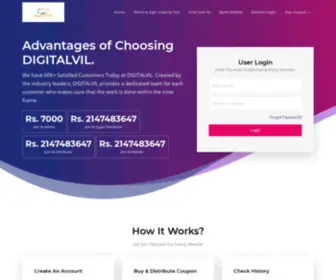 Digitalvil.in(BizBite corporate business template or agency and marketing template) Screenshot