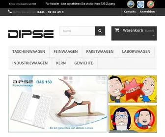 Digitalwaagen.de(Taschenwaagen Feinwaagen und Paketwaagen) Screenshot
