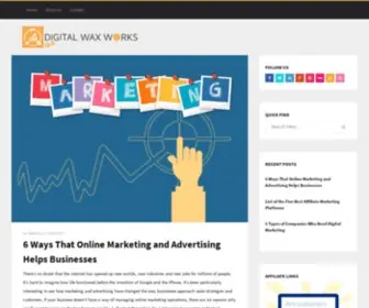 Digitalwaxworks.com(Online Marketing Blog) Screenshot