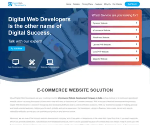 Digitalwebdevelopers.in(Digital Web Developers) Screenshot